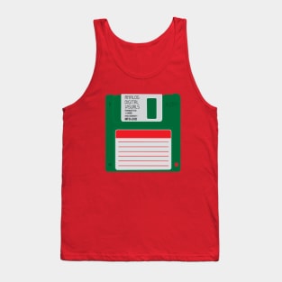 Floppy Disk (Cadmium Green Colorway) Analog / Computer Tank Top